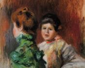 皮埃尔 奥古斯特 雷诺阿 : Two Women's Heads